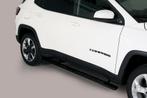 Side Bars | Jeep | Compass 17- 5d suv | ook Hybrid | RVS zwa, Verzenden
