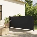 vidaXL Windscherm uittrekbaar 140x500 cm zwart, Verzenden, Nieuw