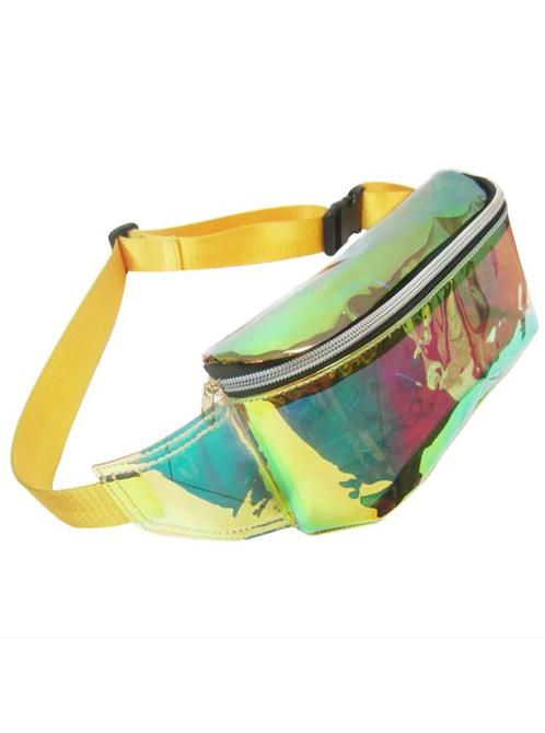 Transparante Iridescent Heuptas Rechthoekig Holografisch Gee, Sieraden, Tassen en Uiterlijk, Tassen | Damestassen, Overige typen