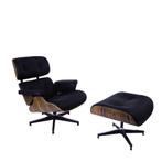 EA670 DD design Lounge stoel met Hocker, Verzenden, Nieuw