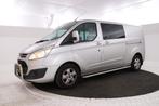 Ford Transit Custom 290 2.2 TDCI L2H1 Limited DC, Auto's, Euro 5, Gebruikt, Overige kleuren, Leder