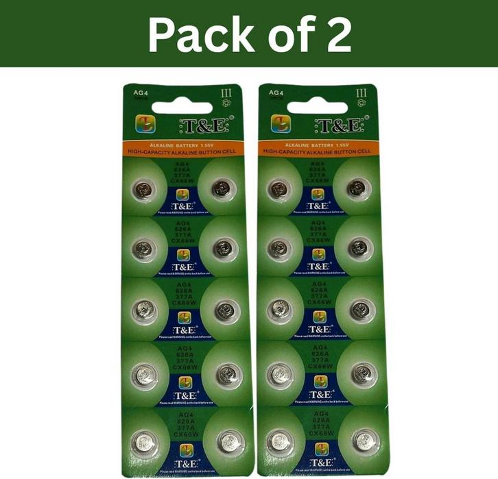 T&E High Capacity - Horloge Batterij - SR626SW - AG4 - 377 -, Sieraden, Tassen en Uiterlijk, Horloges | Dames, Verzenden