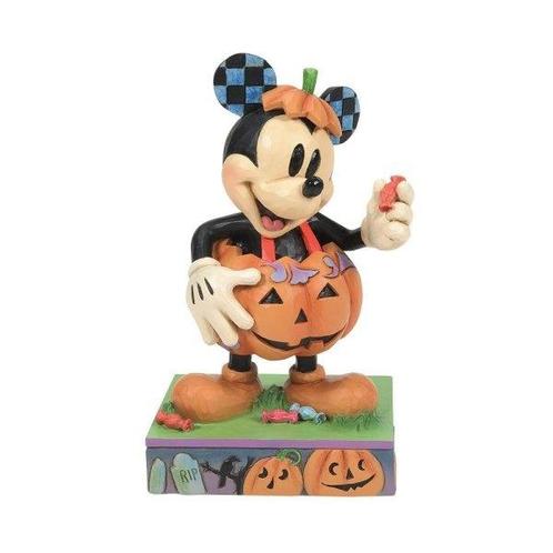 Mickey Mouse in Pompoen Kostuum 16 cm, Verzamelen, Disney, Nieuw, Ophalen of Verzenden