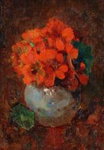 Willem Hendrik van der Nat (1864–1929) - Oranje bloemen, Antiek en Kunst, Kunst | Schilderijen | Klassiek