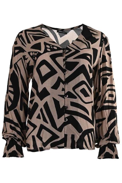-50% Maicazz  Maicazz Frieda blouse  maat 44, Kleding | Dames, Blouses en Tunieken, Nieuw, Verzenden