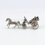 NO RESERVE - Rijtuig met verliefd stel - Miniatuur figuur -