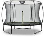 Exit Silhouette trampoline met net - Ø 244 cm - Zwart, Kinderen en Baby's, Speelgoed | Buiten | Trampolines, Nieuw, Verzenden