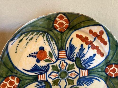 Delft of Makkum - Bord - Harten - Hard porselein -, Antiek en Kunst, Antiek | Glas en Kristal