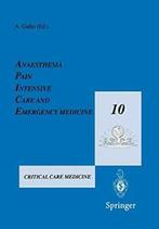 Anaesthesia, Pain, Intensive Care and Emergency. Gullo,, Antonio Gullo, Zo goed als nieuw, Verzenden