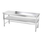 GGM Gastro | RVS werktafel PREMIUM - 2000x600mm |, Verzenden, Nieuw in verpakking, Meubilair