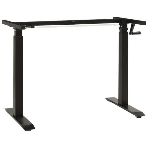 vidaXL Zit-stabureauframe met slinger handmatig zwart, Huis en Inrichting, Bureaus, Nieuw, Verzenden