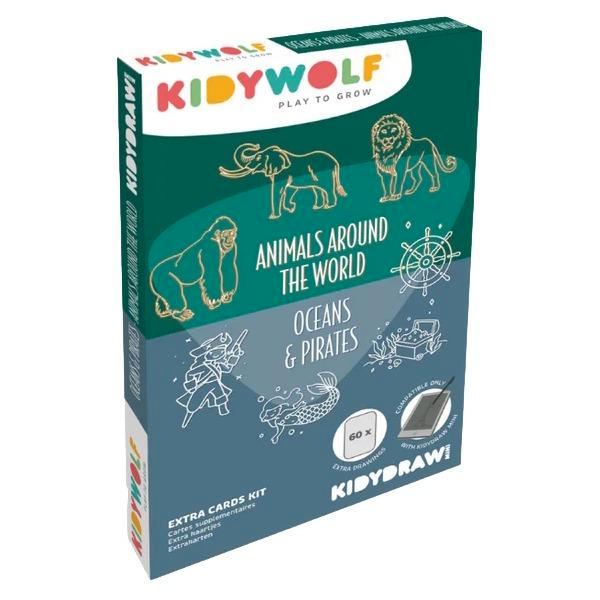 Kidywolf Refill Animals Around The World & Oceans and, Kinderen en Baby's, Speelgoed | Babyspeelgoed, Nieuw, Verzenden