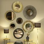 Spiegel - Wandspiegel - Livion Alia - Decoratieve Spiegel -, Huis en Inrichting, Woonaccessoires | Spiegels, Ophalen of Verzenden