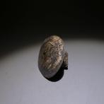 Chimu, Peru Zilver Tamba - Oorbel. 3,5 cm D. 1100 - 1400
