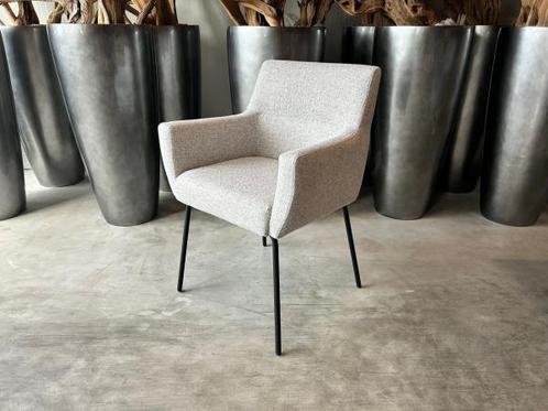 Veiling - Eetkamerstoel Killian (set van 6) Linnenstof - Lic, Huis en Inrichting, Stoelen, Nieuw