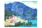 Kunstdruk Ralf Westphal - Amalfi, Golf von Salerno 70x50cm, Huis en Inrichting, Woonaccessoires | Schilderijen, Tekeningen en Foto's