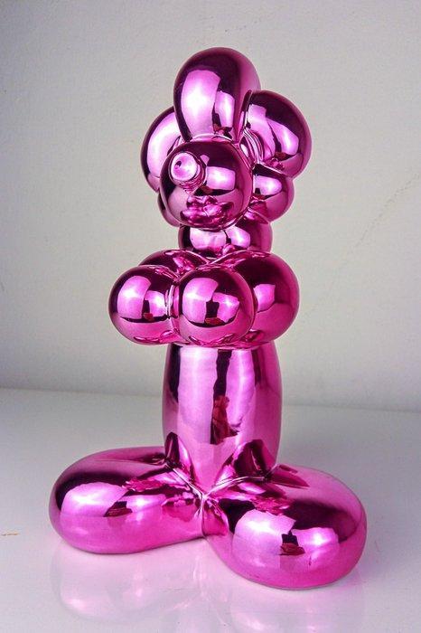 Beeldje - Pink Balloon Dog - Jeff Koons Style - Porselein, Antiek en Kunst, Curiosa en Brocante