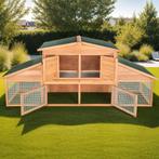 Knaagdierenhok XXL met 2 verdiepingen en rustgedeelte 226x77, Verzenden, Nieuw