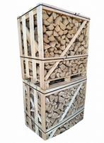 Haardhout Brandhout Eik Beuk Berk en Haardhout mix, Tuin en Terras, Haardhout, 6 m³ of meer, Verzenden, Overige houtsoorten, Blokken