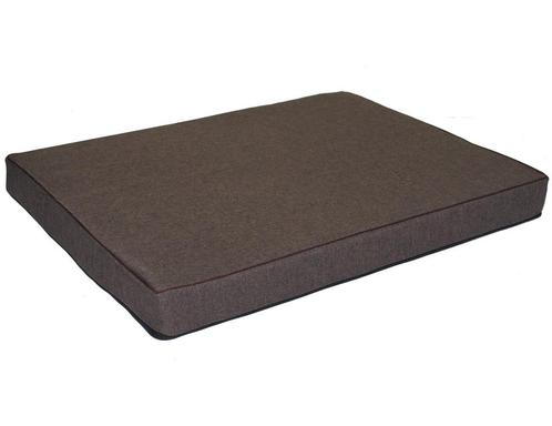 Hondenkussen - maat L - 60x80x8cm - wasbaar - donkerbruin, Dieren en Toebehoren, Hondenmanden, Nieuw, Ophalen of Verzenden