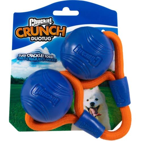 Chuckit Crunch Ball Duo Tug Medium 6 cm, Dieren en Toebehoren, Honden-accessoires, Nieuw, Verzenden