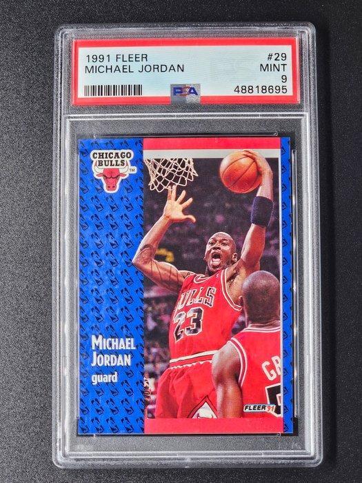 1991 Fleer MVP, NBA Michael Jordan #29 - PSA 9 - 1 Graded, Verzamelen, Stickers