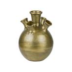 tulpen vaas goud 22cm, Verzenden, Nieuw