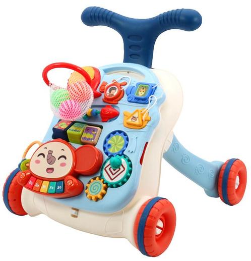 Eco Toys Study Desk Walker Blue Loopwagen HC505277, Kinderen en Baby's, Speelgoed | Buiten | Voertuigen en Loopfietsen, Nieuw