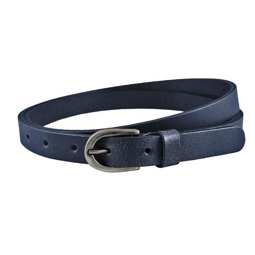 Landley Smalle Dames Riem - Leer - 2 cm - Blauw - 85, Kleding | Dames, Riemen en Ceinturen, 100 cm of meer, Nieuw, 3 tot 5 cm