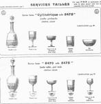 Baccarat - Karaf - Service forme « 8470 taille 5475 » -, Antiek en Kunst, Antiek | Glas en Kristal