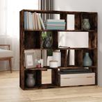 vidaXL Boekenkast/kamerscherm 105x24x102 cm gerookt, Huis en Inrichting, Woonaccessoires | Kamerschermen, Verzenden, Nieuw