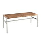 *WOONWINKEL* Brafab DK Tuinbankje Lichtgrijs Aluminium Met R, Verzenden, Nieuw, Kunststof