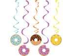 Donut Hangdecoratie 5st, Hobby en Vrije tijd, Feestartikelen, Verzenden