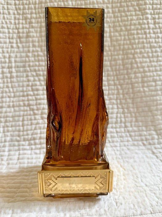 Eino Wänni - Vaas - Glas, Verguld, Metaal - 24-karaats goud, Antiek en Kunst, Antiek | Glas en Kristal