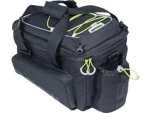 Basil Miles trunkbag XL Pro MIK, 9-36L, black lime, Fietsen en Brommers, Fietsaccessoires | Fietstassen, Zo goed als nieuw, Verzenden