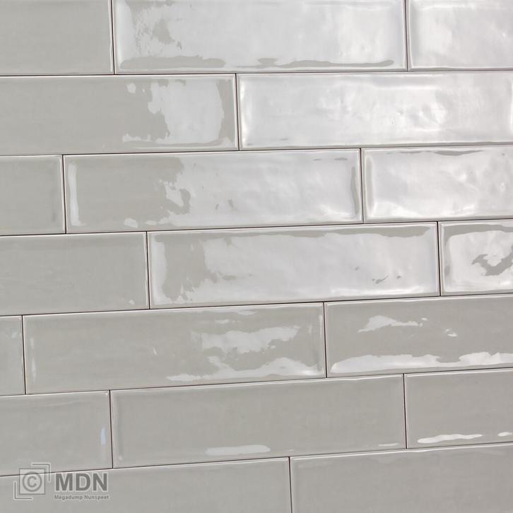 Handvorm tegels 7,5 x 30 cm muis grijs, Doe-het-zelf en Verbouw, Tegels, Nieuw, Verzenden