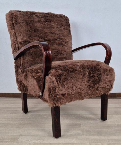 Poltrona Art Déco Viennese 1930 - Fauteuil - Palissander,, Antiek en Kunst, Kunst | Designobjecten
