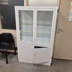 Mooie vitrine kast met opbergruimte afm 160x100x40 cm, Huis en Inrichting, Kasten | Vitrinekasten, Ophalen of Verzenden, Nieuw
