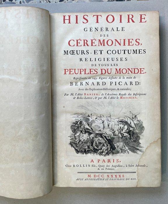 Bernard Picard (Picart) - CEREMONIES RELIGIEUSES DE TOUS LES, Antiek en Kunst, Antiek | Boeken en Bijbels