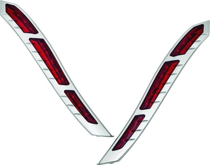 Kuryakyn LED Rear Fender Strip Lights For Indian Chrome -, Auto-onderdelen, Verlichting, Ophalen of Verzenden