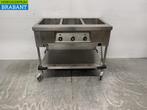 RVS Blanco Verrijdbare Bain Marie 3 x 1/1 GN 230V Horeca, Zakelijke goederen, Horeca | Keukenapparatuur, Ophalen of Verzenden