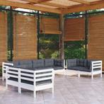 vidaXL 8-delige Loungeset met kussens massief grenenhout, Tuin en Terras, Tuinsets en Loungesets, Verzenden, Nieuw, Loungeset