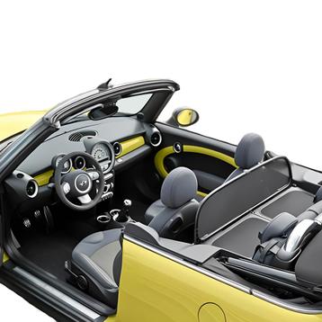 Mini Cooper Cabrio (2009-2015) Cabrio windscherm Zwart beschikbaar voor biedingen