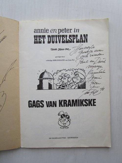 Kramikske - Het duivelsplan - opdrachttekening Jean-Pol - 1, Boeken, Stripboeken