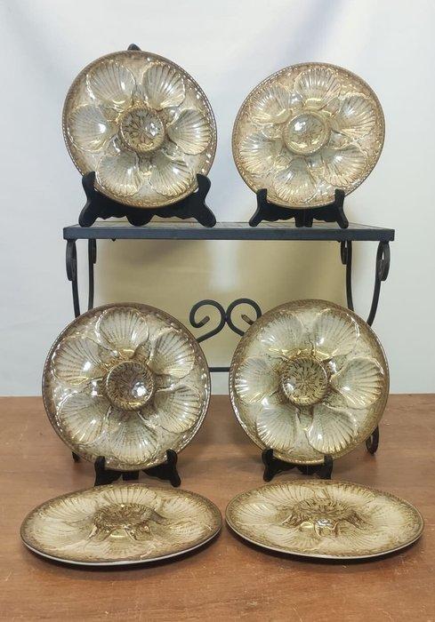 Chantilly - Oesterservies (6) - Aardewerk, Antiek en Kunst, Antiek | Meubels | Tafels