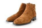 Linea Zeta Enkellaarzen in maat 40 Cognac | 10% extra, Kleding | Dames, Overige kleuren, Verzenden, Lage of Enkellaarzen, Zo goed als nieuw