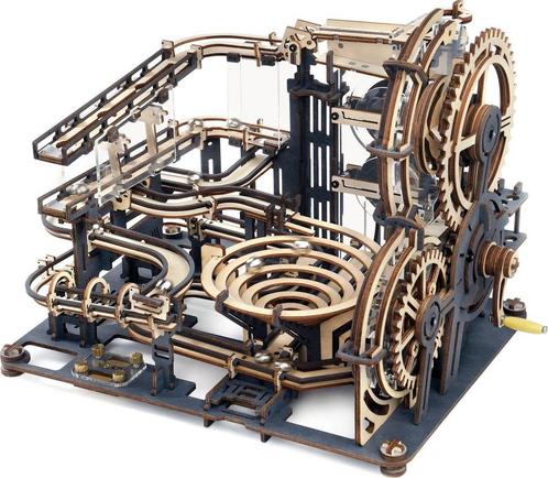 Robotime Marble Night City Knikkerbaan DIY Modelbouw Knut..., Hobby en Vrije tijd, Modelbouw | Overige, Nieuw, Verzenden