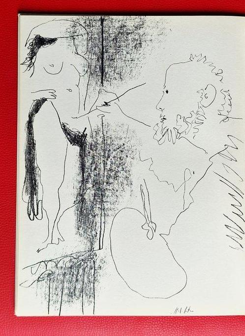 Pablo Picasso (1881-1973) - Le Peintre et son modèle, Antiek en Kunst, Antiek | Overige Antiek