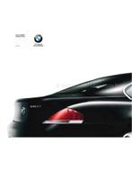 2003 BMW 6 SERIE COUPÉ BROCHURE ENGELS, Boeken, Nieuw, BMW, Author