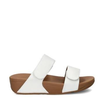 Fitflop Lulu Leather slippers voor dames in het Wit beschikbaar voor biedingen
